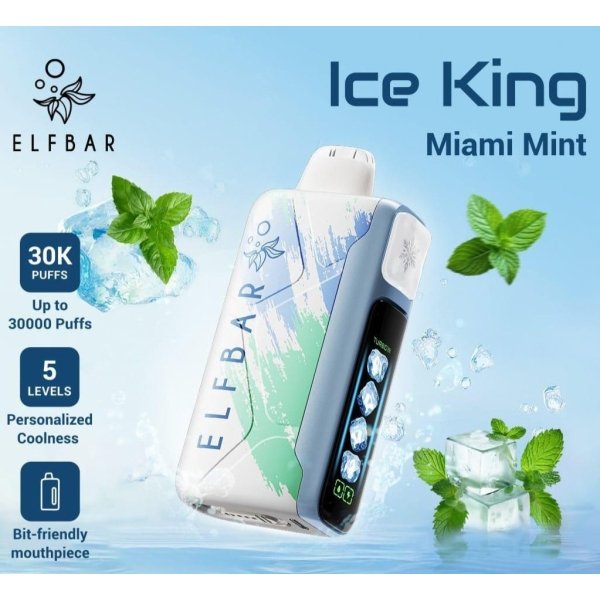 Elfbar Ice King 40.000 Puffs - Miami Mint