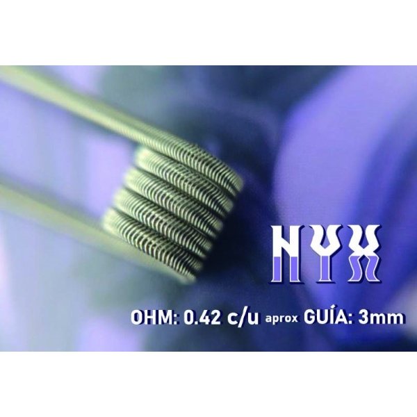 Chino Vape x3 - NYX Ni80 0.42 c/u Guia 3mm