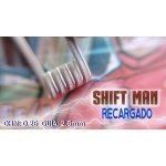 Chino Vape x3 - Shift Man Recargadas Ni80 0.26 c/u Guia 2.5mm