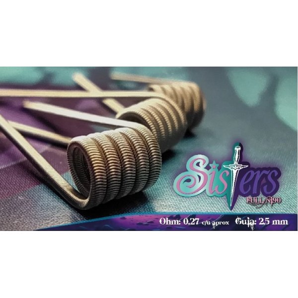 Chino Vape x6 - Sister Ni90 0.27 c/u Guia 2.5mm