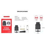 Vandy Vape Pyro V4 RDTA Gold - Image 3