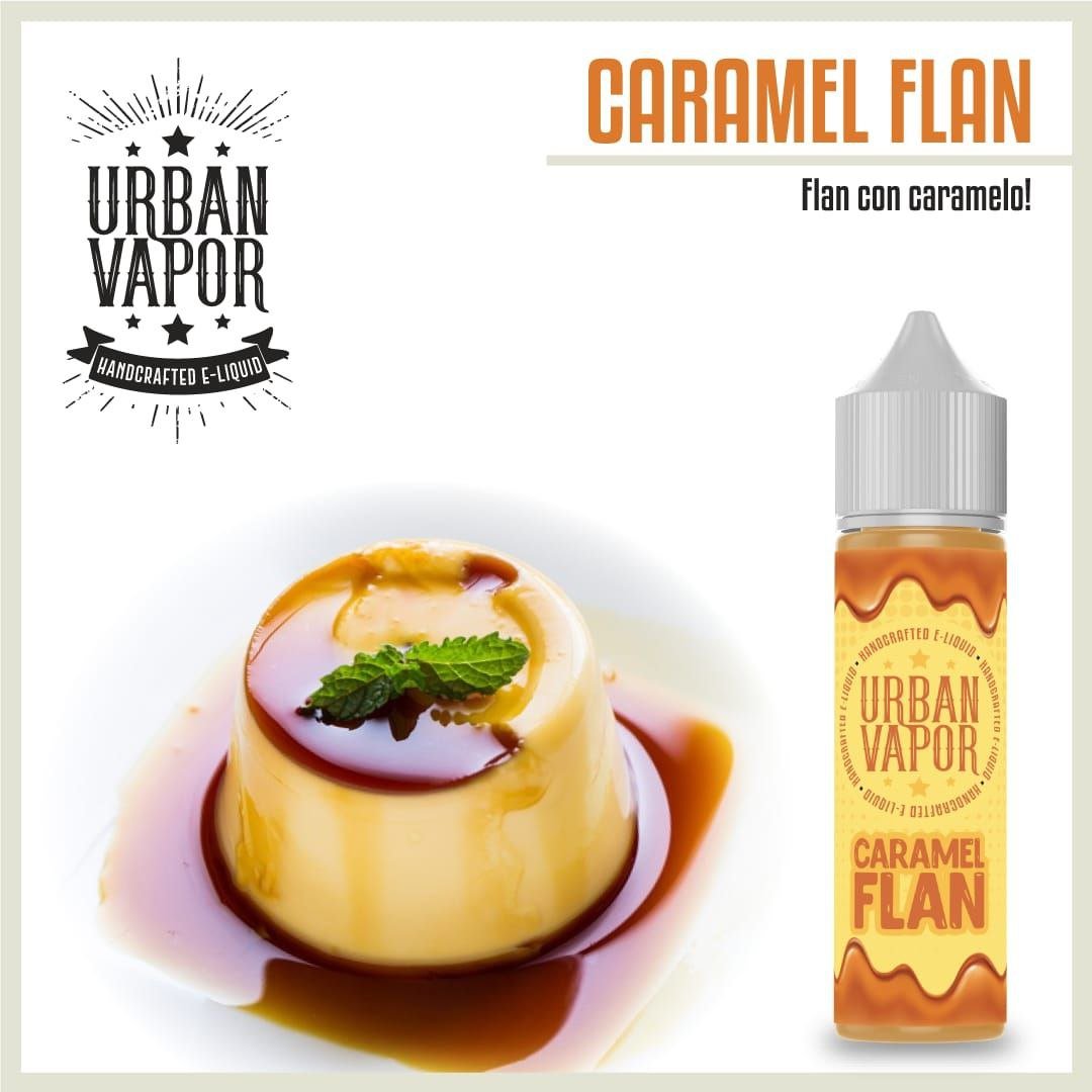 caramelflan Urban Vapor 60ml Urban Vapor Postres - Caramel Flan - Image 1