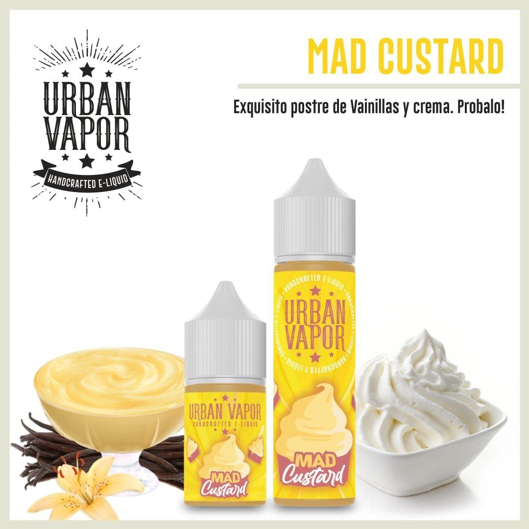 madcustard Urban Vapor 60ml Postres - Mad Custard - Image 1