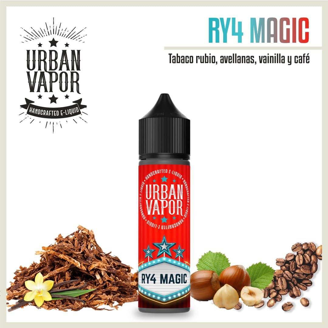 ry4magic Urban Vapor 60ml Tabaquiles - RY4 Magic - Image 1