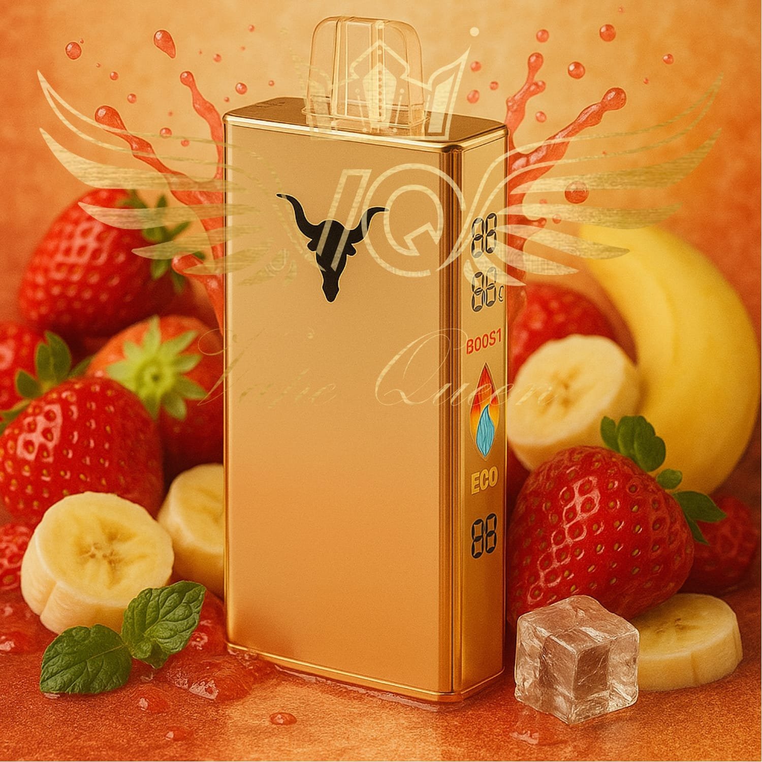 strawberrybananagold Ignite V250 25.000 Puffs - Gold Strawberry Banana - Image 1