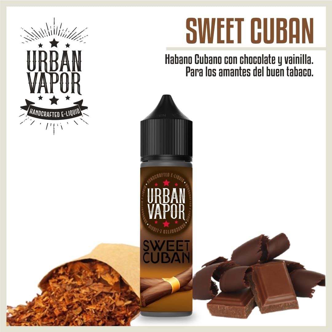 sweetcuban Urban Vapor 60ml Tabaquiles - Sweet Cuban - Image 1