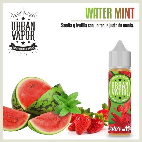 Urban Vapor 60ml  frutales/mentolados - Water Mint