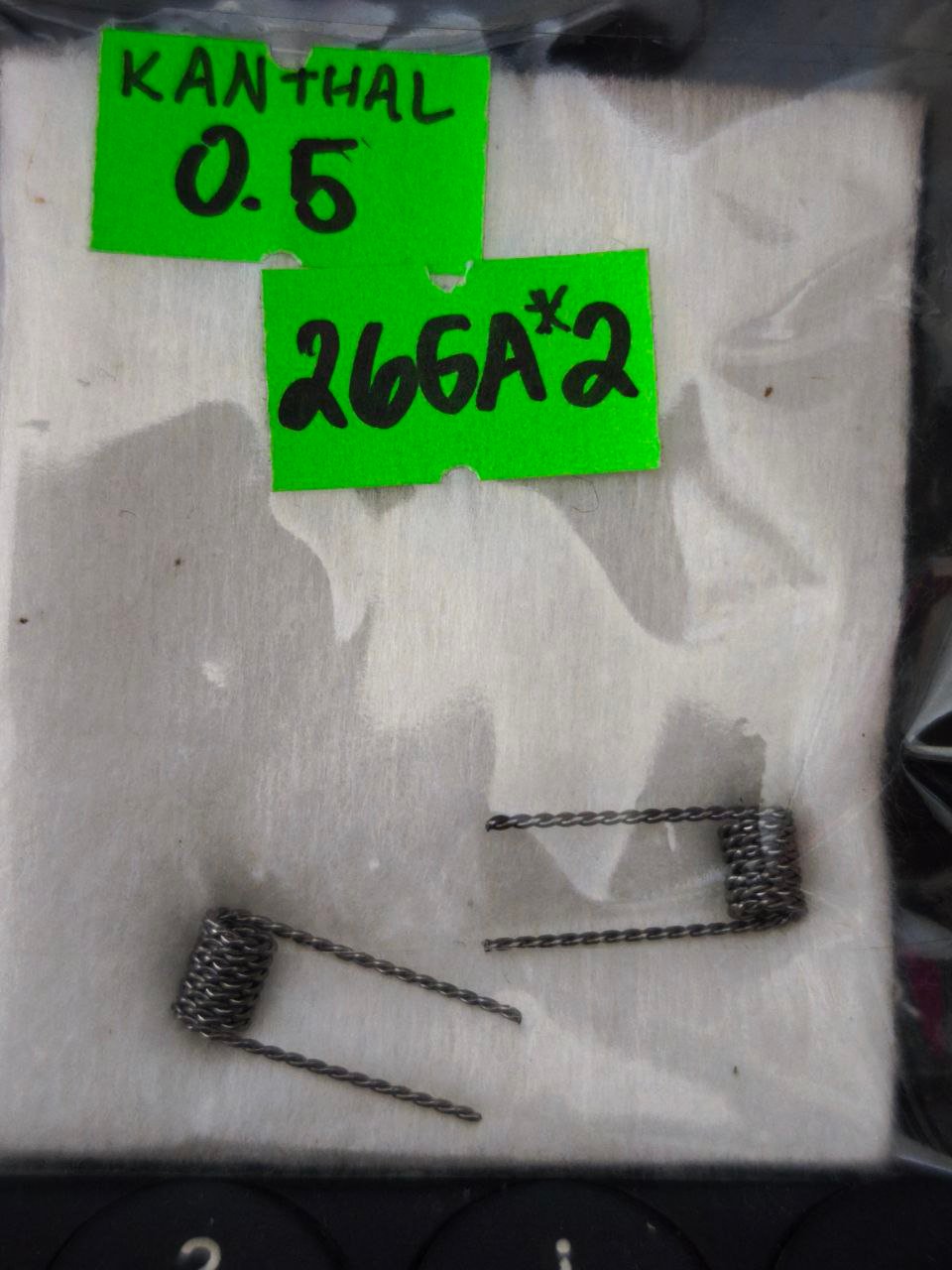 26ga Resistencias Prefabricadas Kanthal 0.5 26ga*2 - Image 1