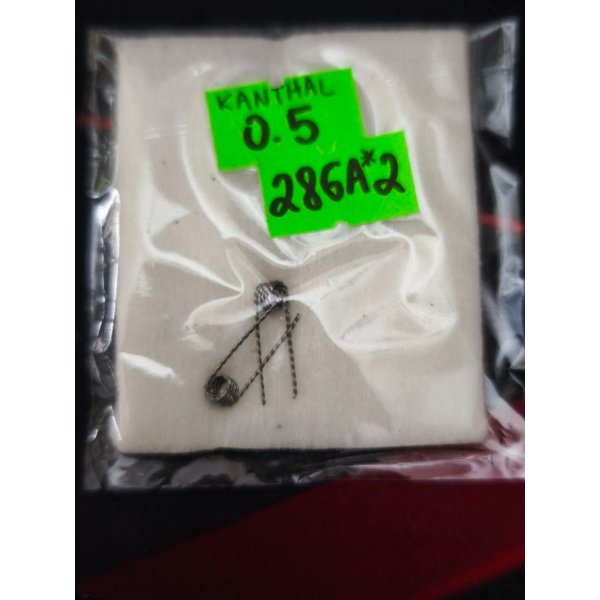 Resistencias Prefabricadas Kanthal 0.5  28ga*2