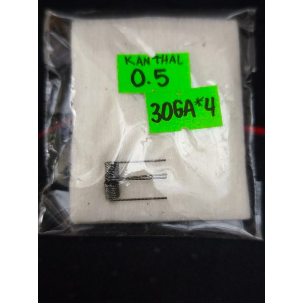 Resistencias Prefabricadas Kanthal 0.5  30ga*4