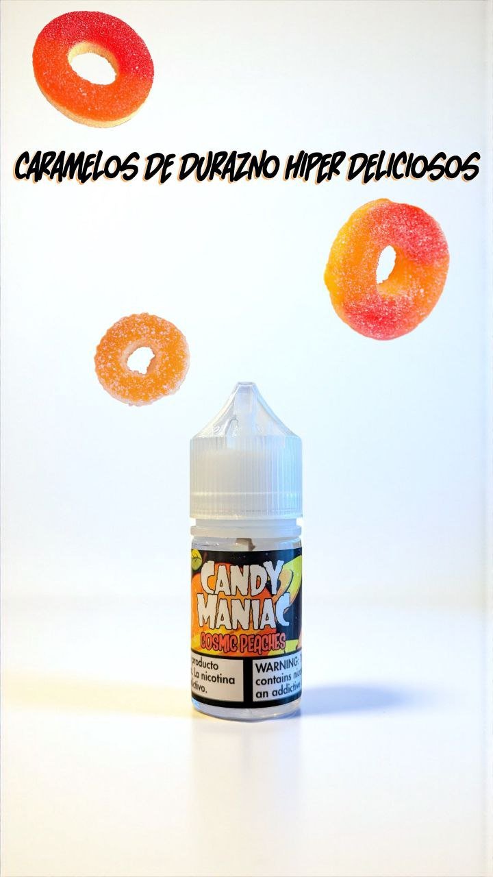 photo_2025-10-20_18-38-55 (2) The Specialist - Candy Maniac - Salt Nic- 30ml 24mg Cosmic Peaches - Image 1