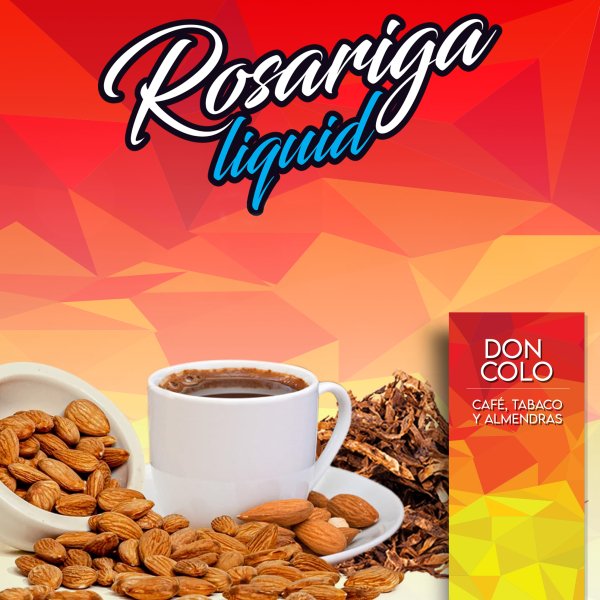 Rosarigaliquid- Don Colo - Nic 3 MG Cafe-Tabaco y Avellanas