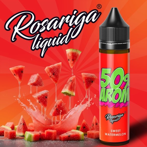 Rosarigaliquid- 50/50 Aroma - Nic 15 MG - Sweet Watermelon Dulce