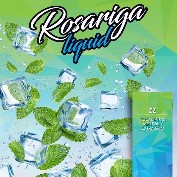 Rosarigaliquid- ZZ - Nic 3 MG - Menthol-Eucaliptus-Ice