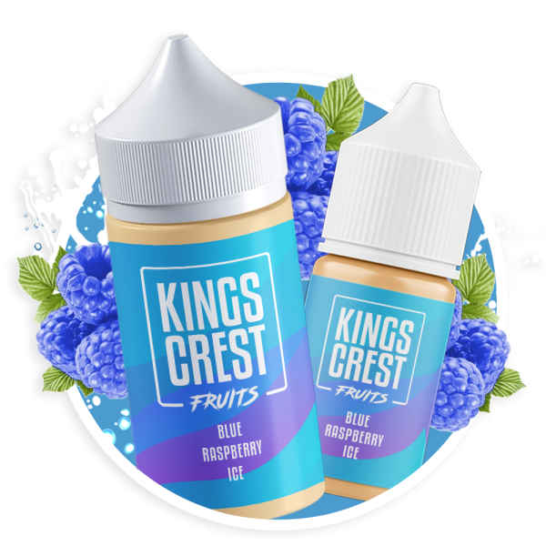 King Crest Salt Nic -30ml Blue Raspberry Ice