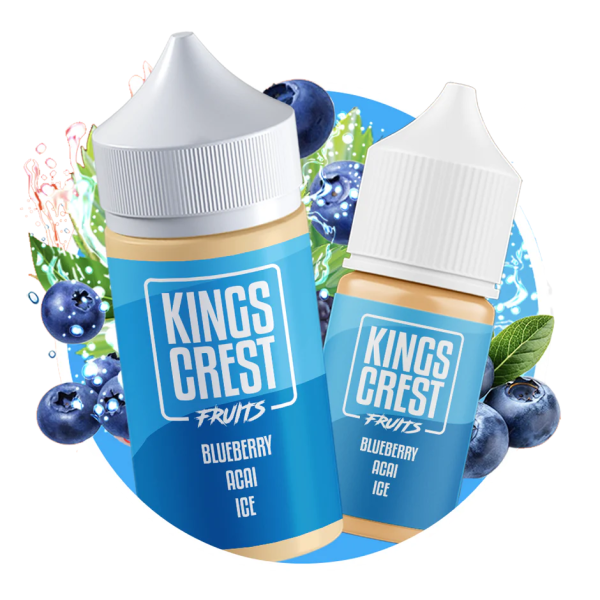 King Crest e-liquids -  Blueberry Acai Ice 120ml