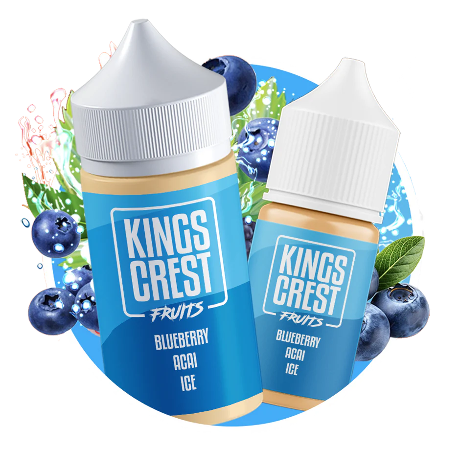 blueberry-acai-ice_940x King Crest Salt Nic -30ml Blueberry Acai Ice - Image 1