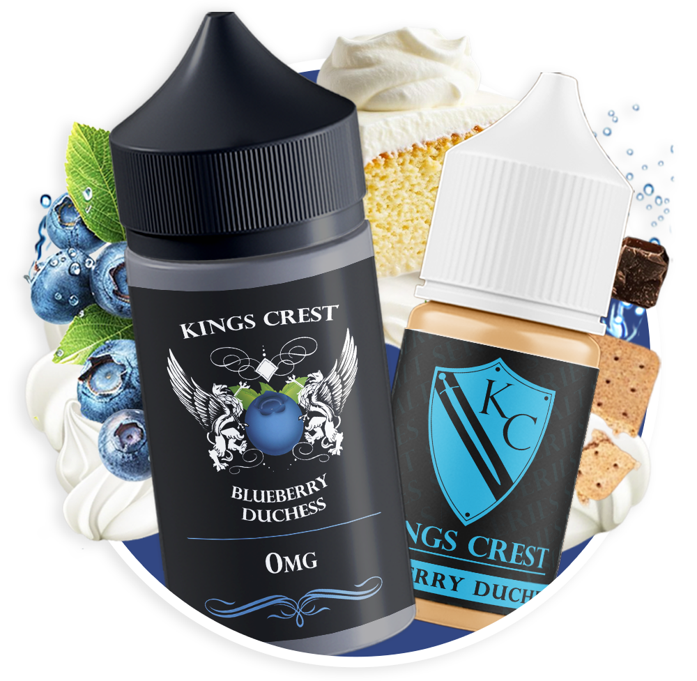 blueberry-duchess King Crest Salt -30ml - Blueberry Duchess - Image 1