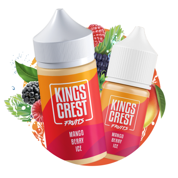 King Crest e-liquids - Mango Berry Ice 120ml
