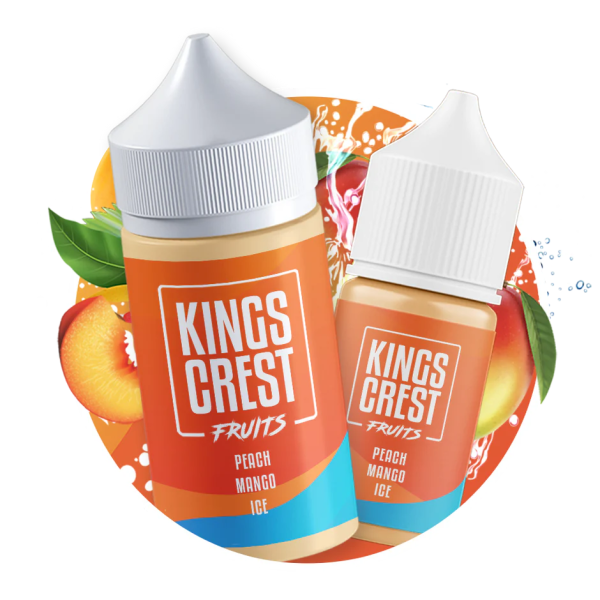 King Crest Salt Nic -30ml Peach Mango Ice