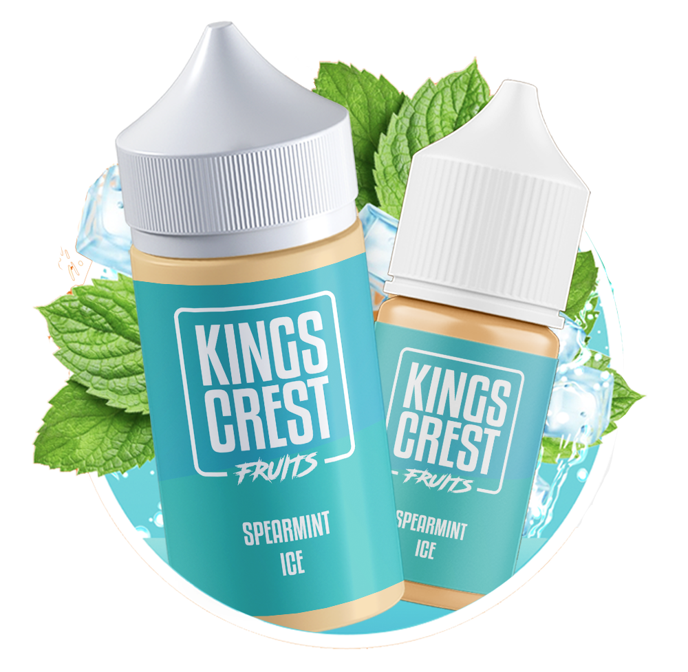 spearmint-ice King Crest Salt Nic - 30ml - Spearmint Menta - Image 1