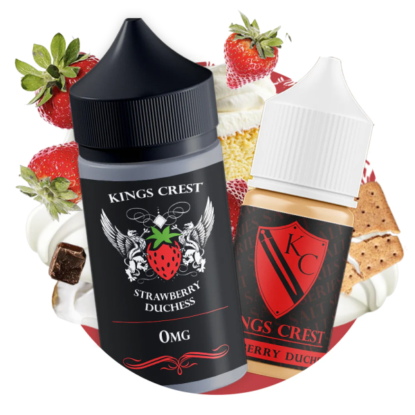 King Crest Salt Nic -30ml - Strawberry Duchess