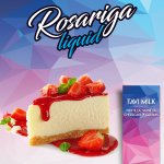 Rosarigaliquid- Tavi Milk - Nic 3 MG - Cheesecake de vainilla - frutillas y cremas