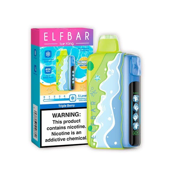 Elfbar Ice King Summer Edition 40000 puff- Triple Berry (Frutos rojos dulces y ácidos)
