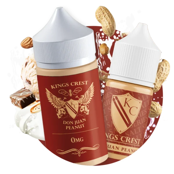 King Crest e-liquids - Don Juan Peanut 3mg 120ml