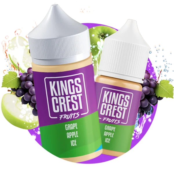 King Crest e-liquids – Grape Apple Ice 120ml