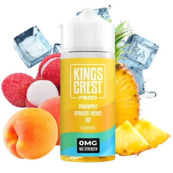 King Crest e-liquids – Pineapple Apricot Lychee120ml