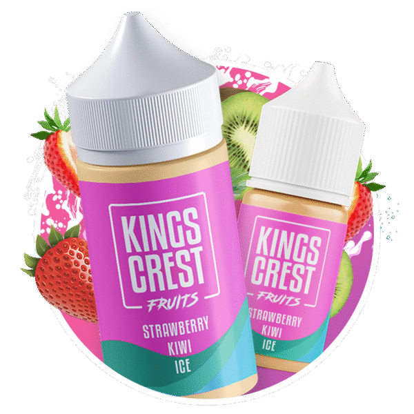 King Crest e-liquids – Strawberry Kiwi Ice 120ml