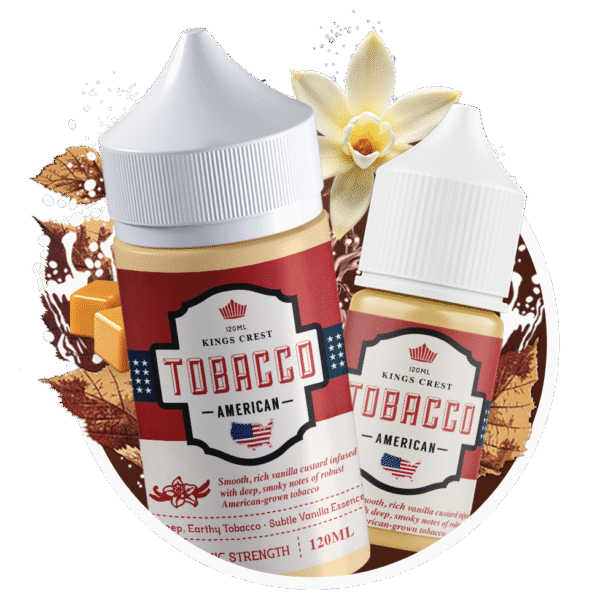King Crest Salt Nic -30ml American Tobacco