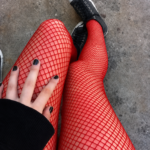 LENCERIA PANTY DE RED ROJAS C/PIE Art. 202
