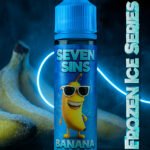 Seven Sins Salt Nic - 30ml- 25MG - Fozen Ice Series - Banana Ice Frozen