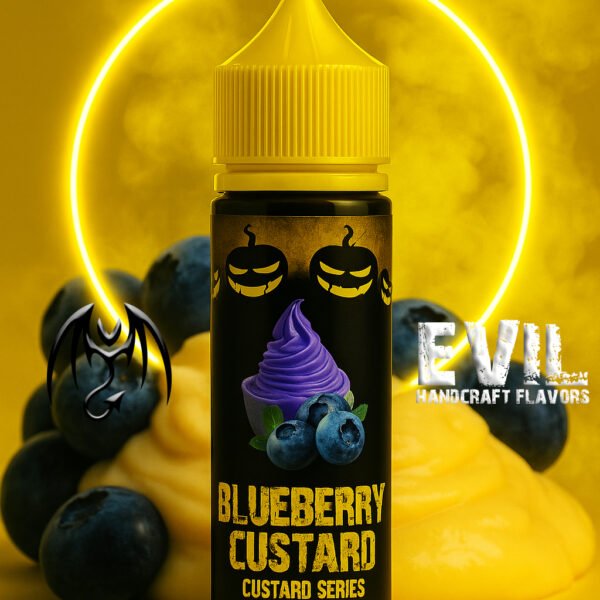 Evil Salt Nic - 30ml- 25MG - Custar Series - Blueberry Custard