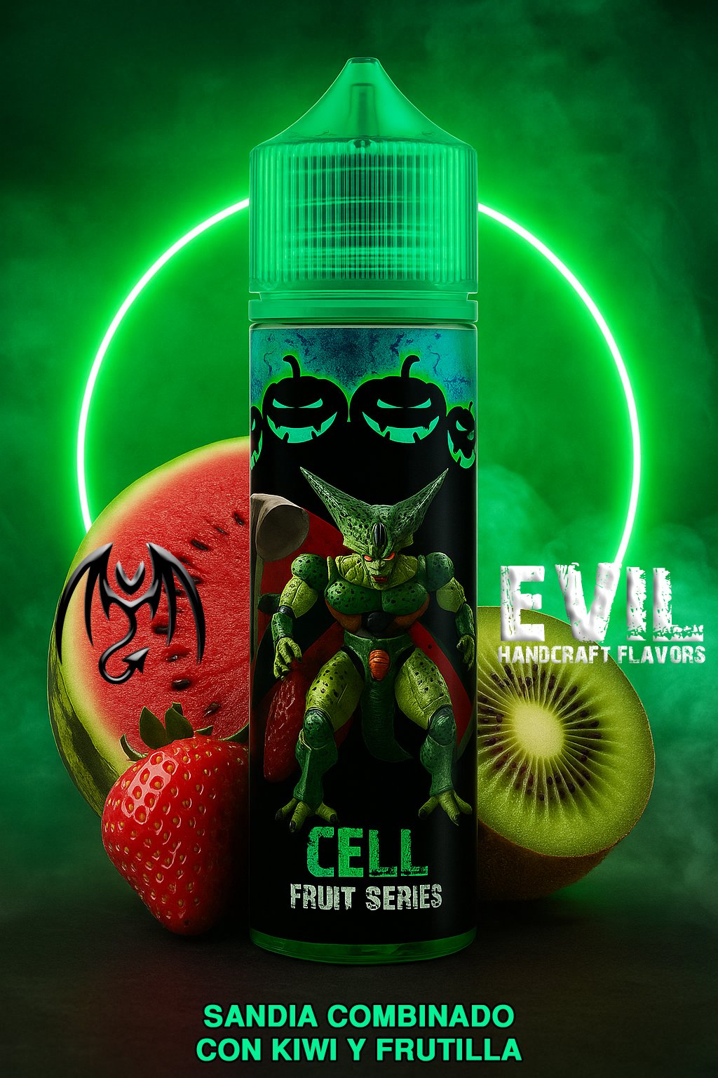 Cell Evil Salt Nic - 30ml- 25MG -Fruit Series- Cell - Imagen 1