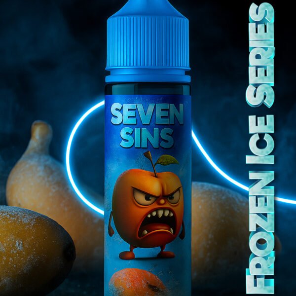 Seven Sins Salt Nic - 30ml- 25MG - Fozen Ice Series - Crazy Mango Ice Frozen