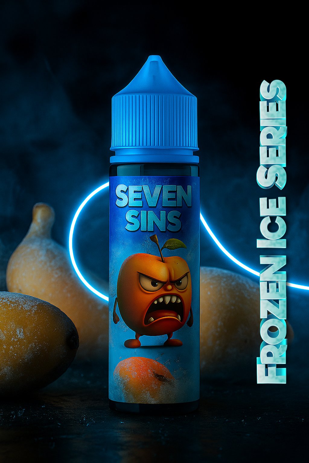 Crazy Mango Ice Frozen Seven Sins Salt Nic - 30ml- 25MG - Fozen Ice Series - Crazy Mango Ice Frozen - Imagen 1