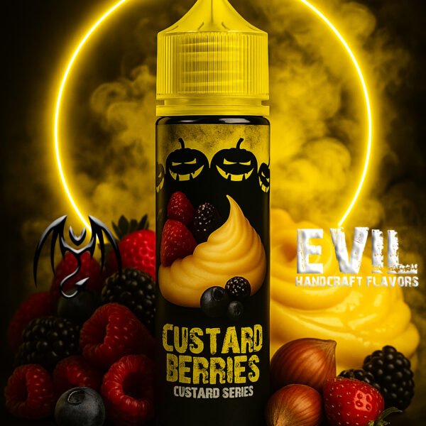 Evil Salt Nic - 30ml- 25MG - Custar Series - Custard Berries