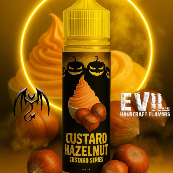 Evil Salt Nic - 30ml- 25MG - Custar Series - Custard Hazelnut