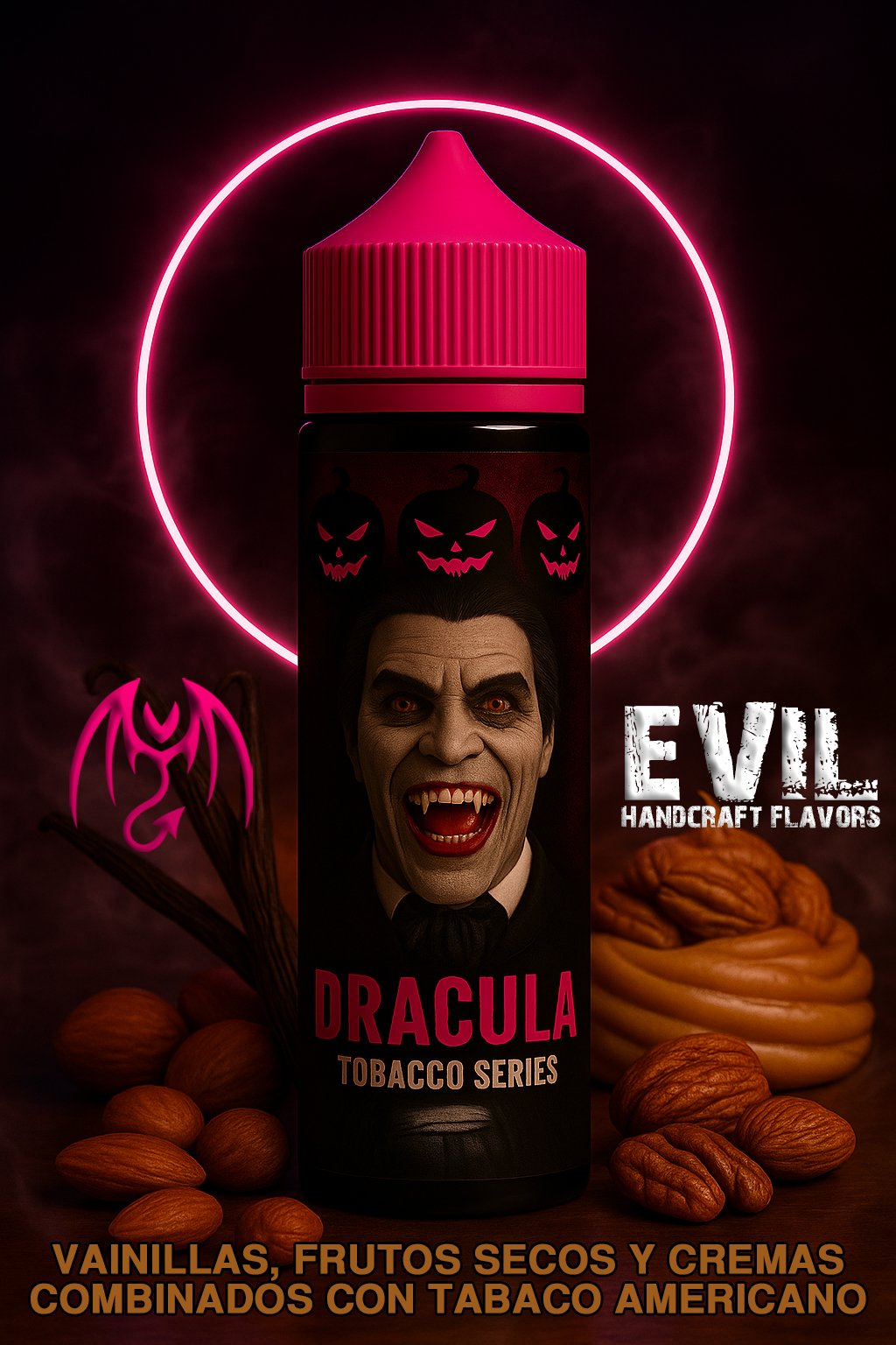 Dracula Final Evil Salt Nic - 30ml- 25MG - Tobacco Series - Dracula Final - Imagen 1