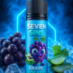 Seven Sins Salt Nic - 30ml- 25MG - Fozen Ice Series - Grape Aloe