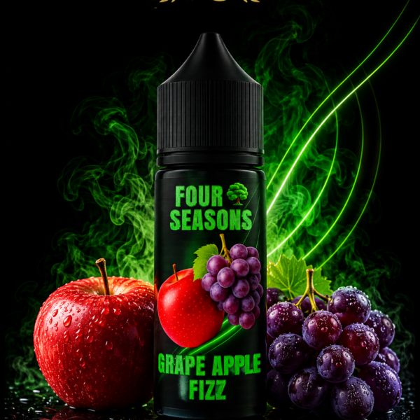 Four Seasons Salt Nic - 30ml- 25MG - Grape Apple Fizz
