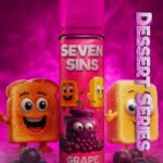 Seven Sins Salt Nic - 30ml- 25MG - Dessert Series - Grape Jam Dessert