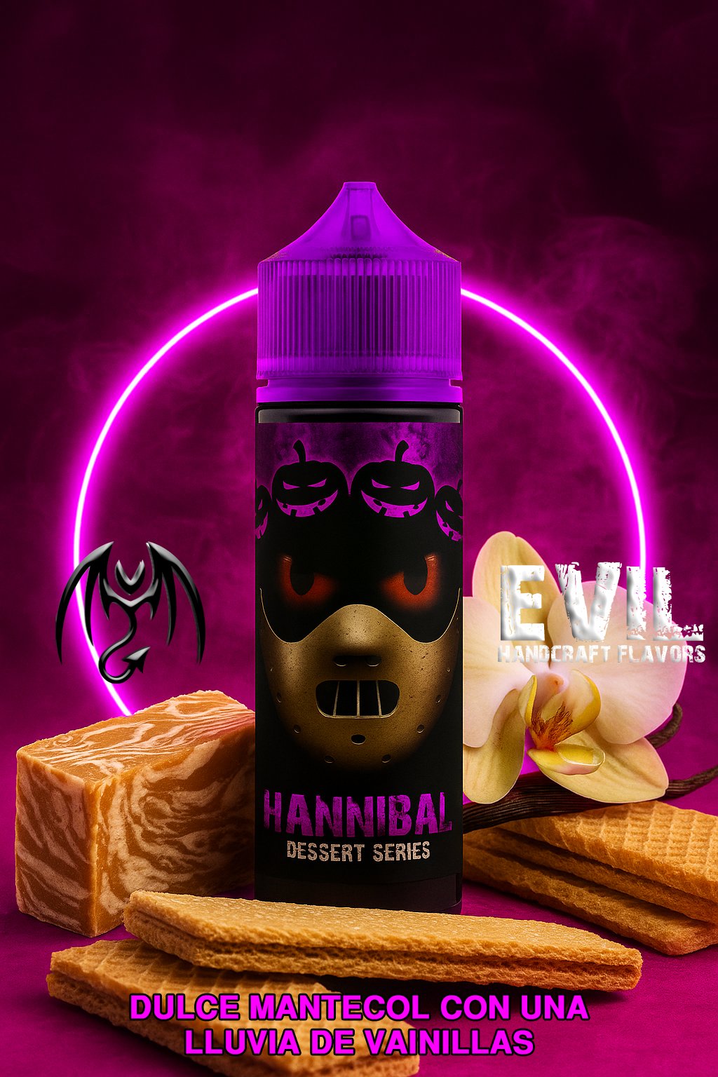 Hannibal Evil Salt Nic - 30ml- 25MG - Dessert Series - Hannibal - Imagen 1