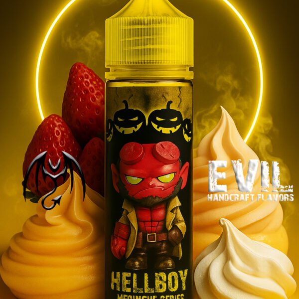 Evil Salt Nic - 30ml- 25MG - Custar Series - Hellboy Meringue