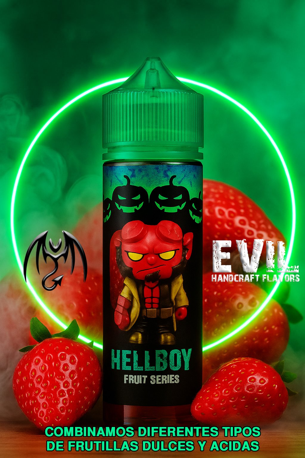 Hellboy Evil Salt Nic - 30ml- 25MG -Fruit Series- Hellboy - Imagen 1