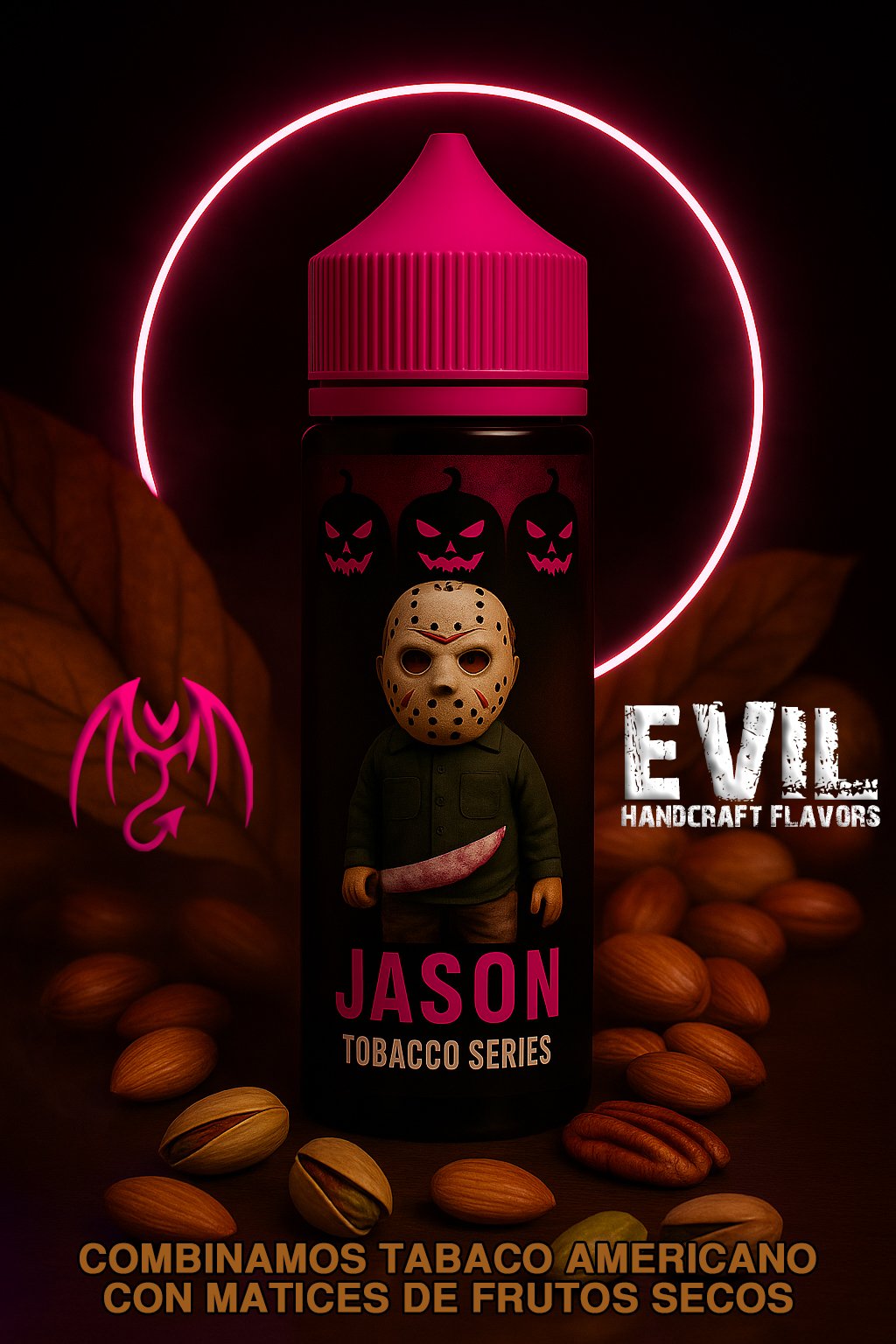 Jason Final Evil Salt Nic - 30ml- 25MG - Tobacco Series - Jason Final - Imagen 1