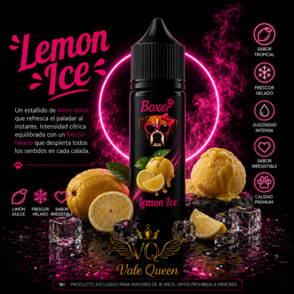 Boxer Salt Nic - 30ml- 25MG - Lemon Ice